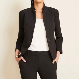 Ann Taylor Notched Blazer In Seasonless Stretch